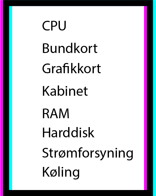 Computer indhold liste