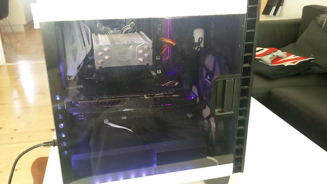 færdig lukket computer