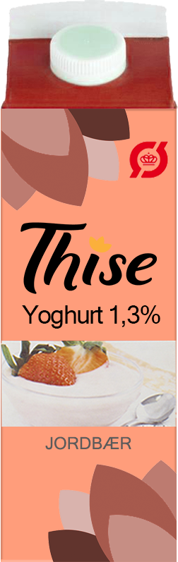 Thise jordbær yogurt redesign